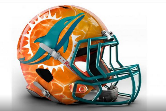 DolphinsRedesigned Helmet