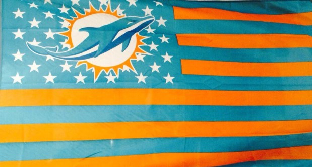 DolphinsAmFlag