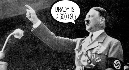 Adolf Hitler addressing Nazi rally