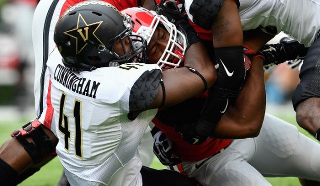 NCAA Football: Vanderbilt at Georgia