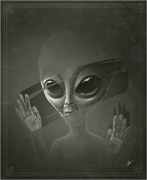 Alien-Greys-Shower-Curtain